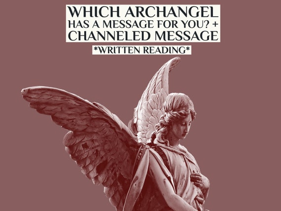 WRITTEN Archangel Message Tarot Reading || Angel Reading, Intuitive Reading, Automatic Writing, Motivational Message, Energy Reading