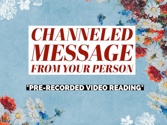 Channeled Message From Your Person VIDEO Tarot Reading || Love Message, Relationship Reading, Psychic, Motivational Message, Energy Reading