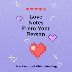 Notes d'amour de votre personne Lecture de VIDÉO préenregistrée || Lecture de cartes de message || Divination || Lecture psychique || J'adore lire