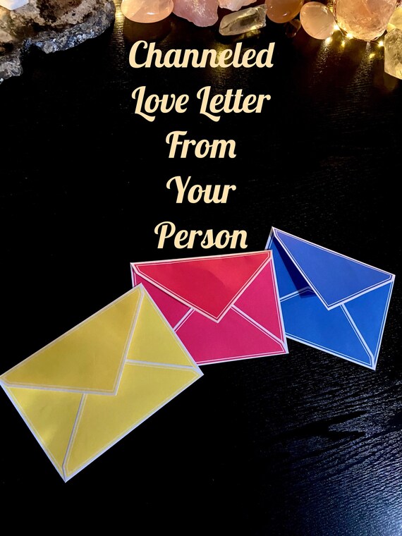 Channeled Love Letter From Your Person || Twin Flames, Soulmates, Energy Reading, Automatic Writing, Motivational Message, Love Message