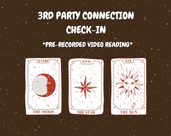3rd Party Connection VIDEO Tarot Reading || Love Reading, Karmic, Twin Flame Reading, Soulmate Reading, Situationship, Energy Reading