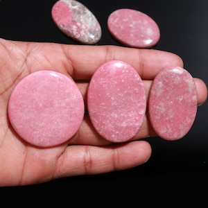 AAA Quality Pink Thulite Cabochon, 100% Natural Pink Thulite Gemstone Wholesale Crystal Wire Wrapping Jewelry Making, Big Size Mix Shape