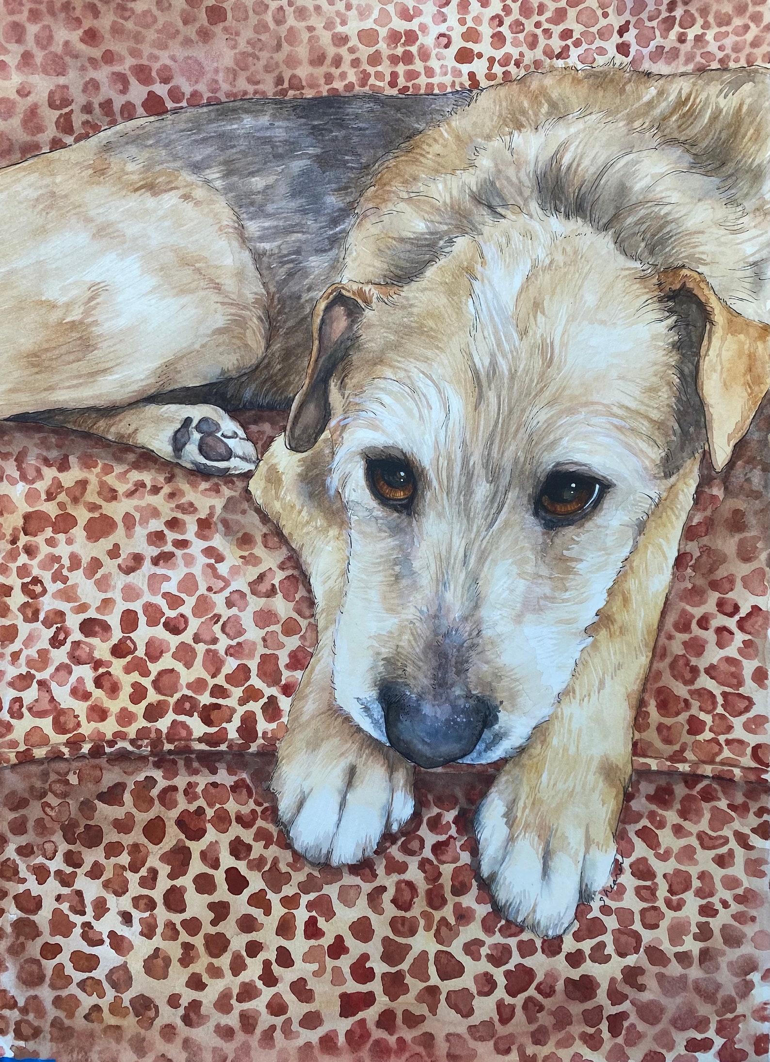 Watercolor Pet Portrait Watercolor Pet Art Pet Portrait Etsy