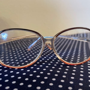 Vintage 1990s Eyeglasses Nerd Hipster Oversized Glasses