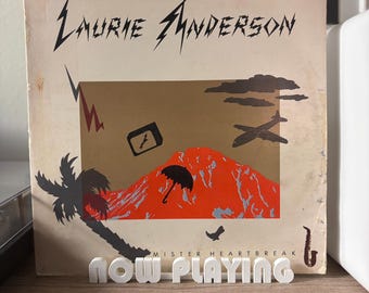 Vintage Laurie Anderson Mister Heartbreak Vinyl LP 1984