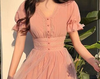high waistline dress
