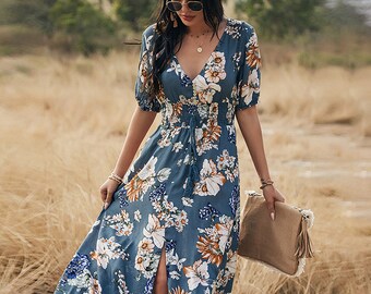high waistline dress