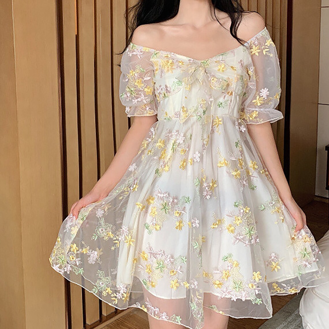 Floral Dress Cottagecore Dress Victorian Dress French Dress Etsy Canada