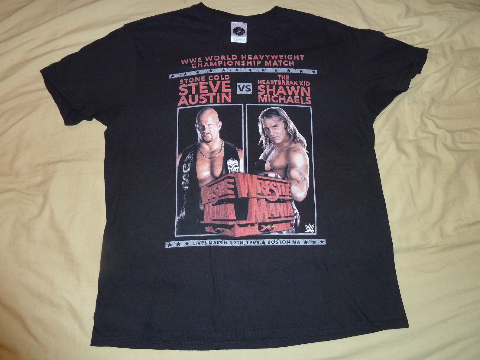 shawn michaels vs stone cold shirt