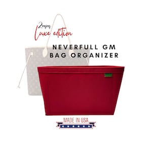 Luxe Edition Felt Insert Organizer for L V Neverfull GM Tote Bag