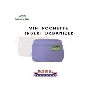 1.2mm Felt Insert for L V Mini Pochette / Mini Pochette Accessories Organizer
