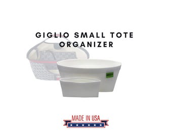 Giglio SMALLトートバッグ用軽量フェルトインサートオーガナイザー / ハンドメイドオーガナイザー
