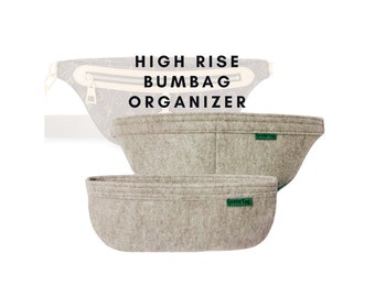 Vilt Insert Organizer voor L V HighRise Bumbag / High Rise Bumbag Handgemaakte Organizer