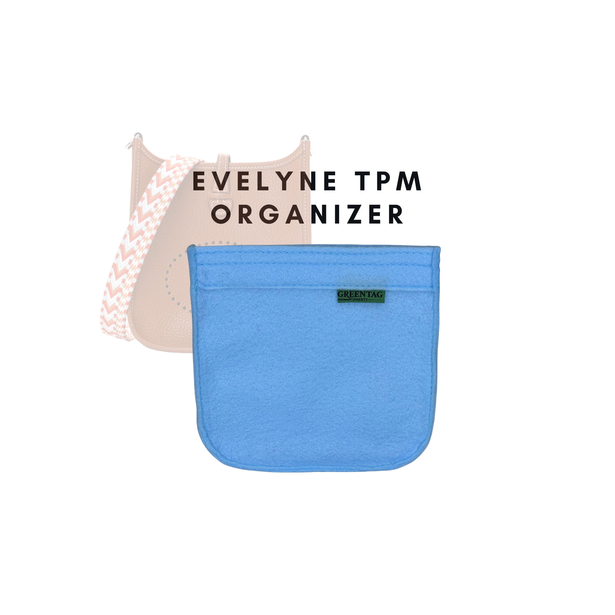 Wallet insert for handbag for Hermes Evelyne Mini Evelyne16 29 33  Organizer1003Khaki-S