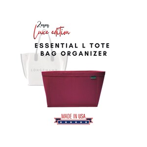 Luxe Edition Felt Insert Organizer for Long..Champ Essential L Tote / Handmade