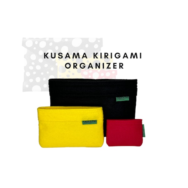 Felt Insert for L V Kusama Kirigami Pouch Inserts w/ D-rings