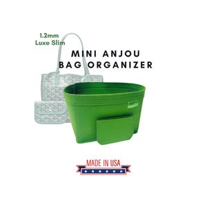 Organiseur de luxe mince en feutre pour Goy.Ard Mini Anjou / Fait main