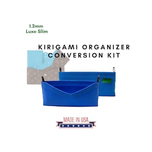 Inserto de fieltro de 1,2 mm para billetera organizadora L V Kirigami / Kit de conversión Organizador Kirigami