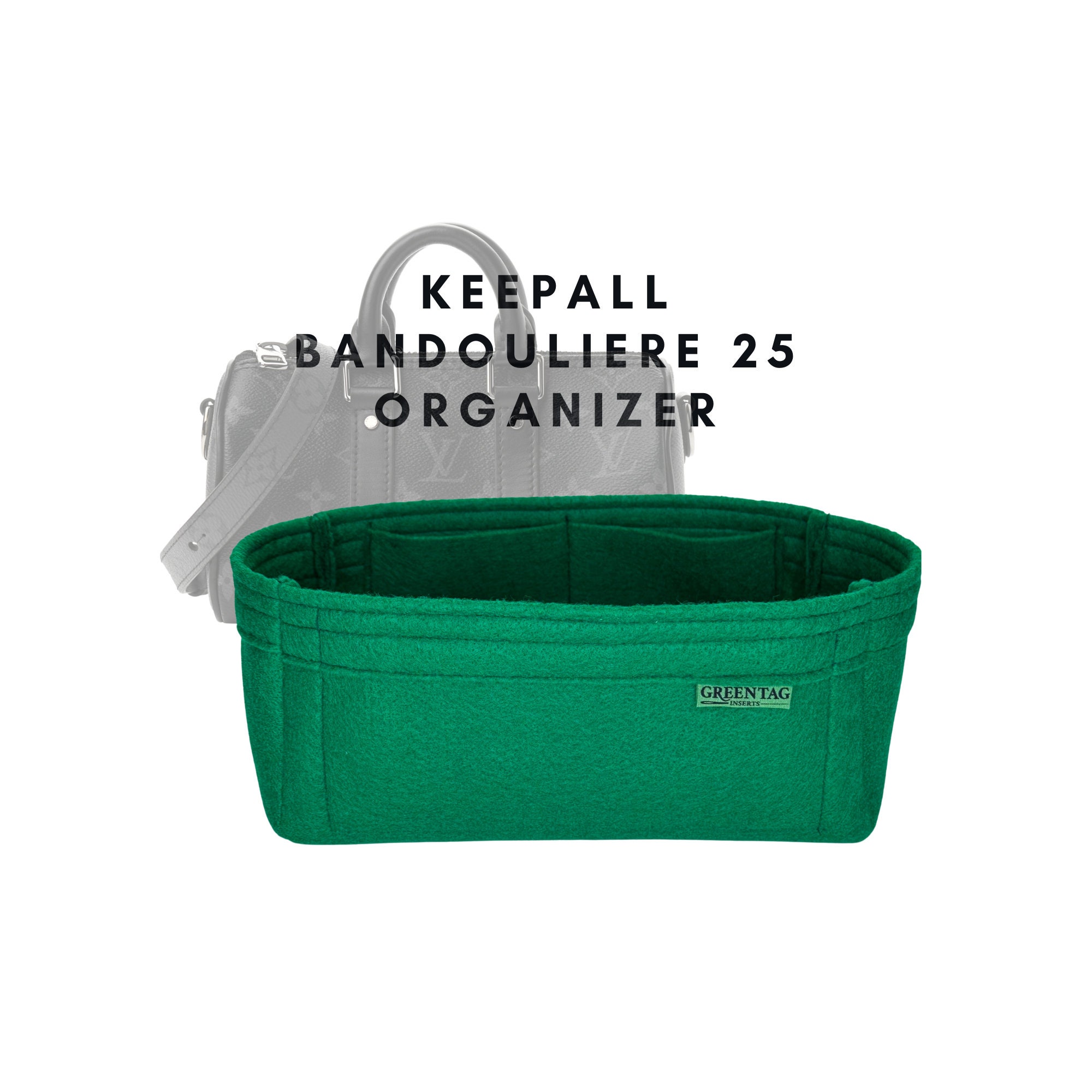 Felt Insert Organizer for Keepall Bandouliere 25 – GreenTag Inserts