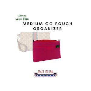 Organiseur de luxe fin en feutre 1,2 mm pour pochette moyenne GG / Fait main