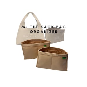 Organizer con inserto in feltro per M.arc J.acobs The Sack Bag Medium / Organizer dal design affusolato per Sack Bag
