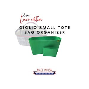 Luxe Edition Felt Insert for Small Giglio Tote Bag /  Handmade Organizer