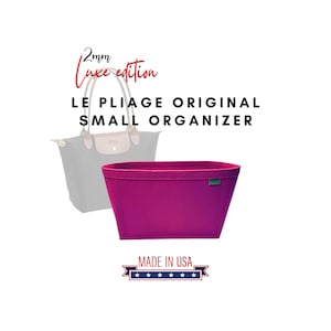 Luxe Edition Felt Insert Organizer for Longch Le Pliage Small Tote Bag / Handmade