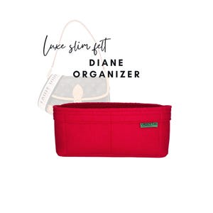 Luxe Slim Felt Insert Organizer for L  V Diane/  Diane Bag Insert Organizer