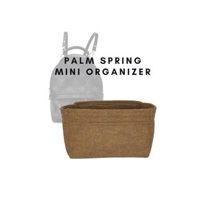 Felt Insert Organizer for L V Palm Spring Mini Backpack