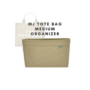 M.Jacobs Tote Bag Suedette Regular Style Leather Handbag Organizer (Beige)  (More Colors Available)