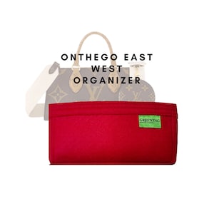 Bag Organizer for LV Onthego MM (OTG) [Fixed Zipper Top Cover] - Premium  Felt (Handmade/20 Colors)