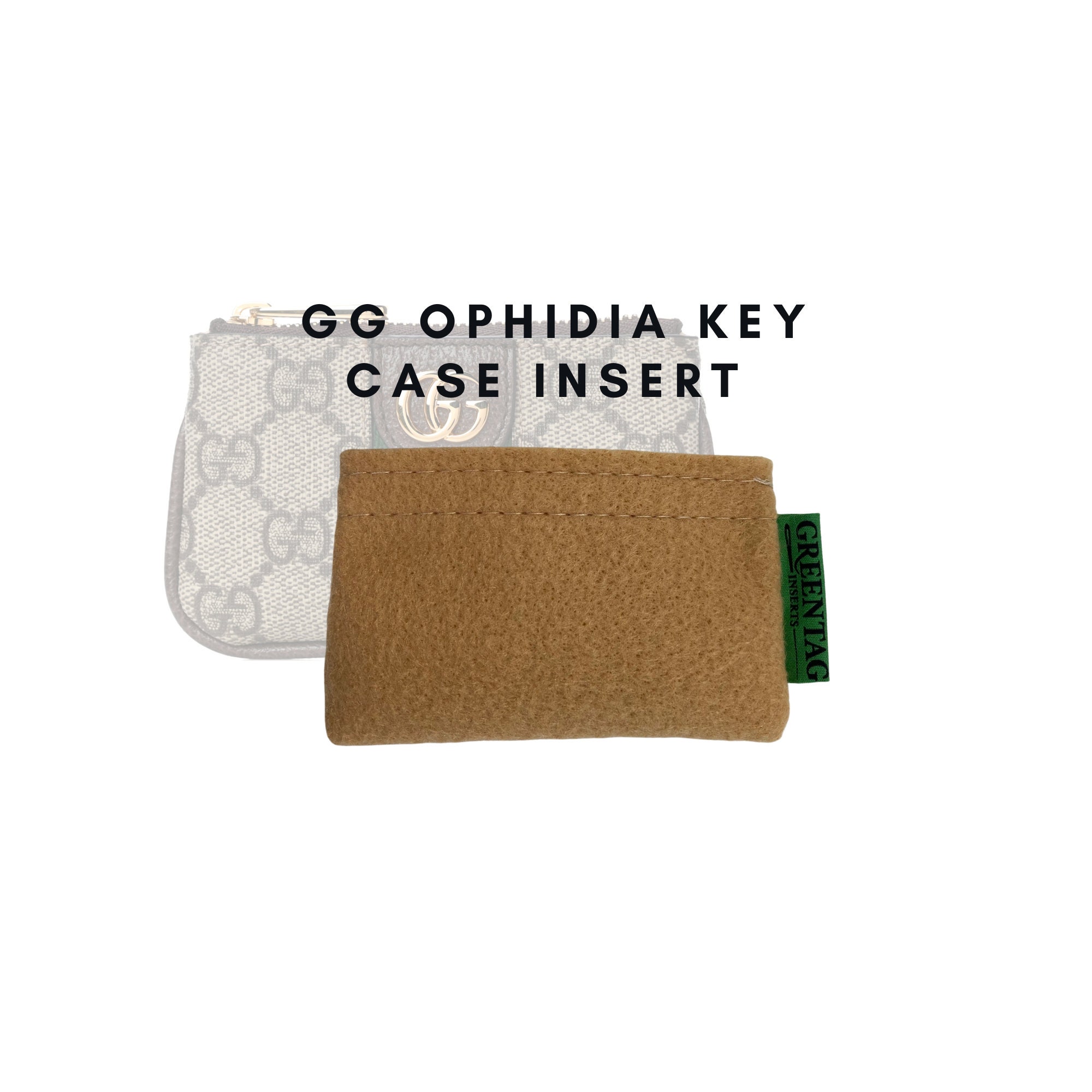 Felt Insert for GG Supreme Monogram Ophidia Key Pouch 