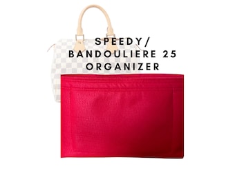 Felt Insert Organizer for L V Speedy 25, Bandoulier 25