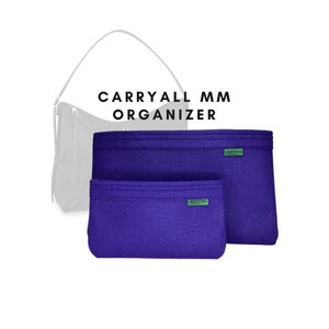 Felt Insert Organizer for L  V CarryAll MM / Tapered design / CarryAll MM Insert Organizer