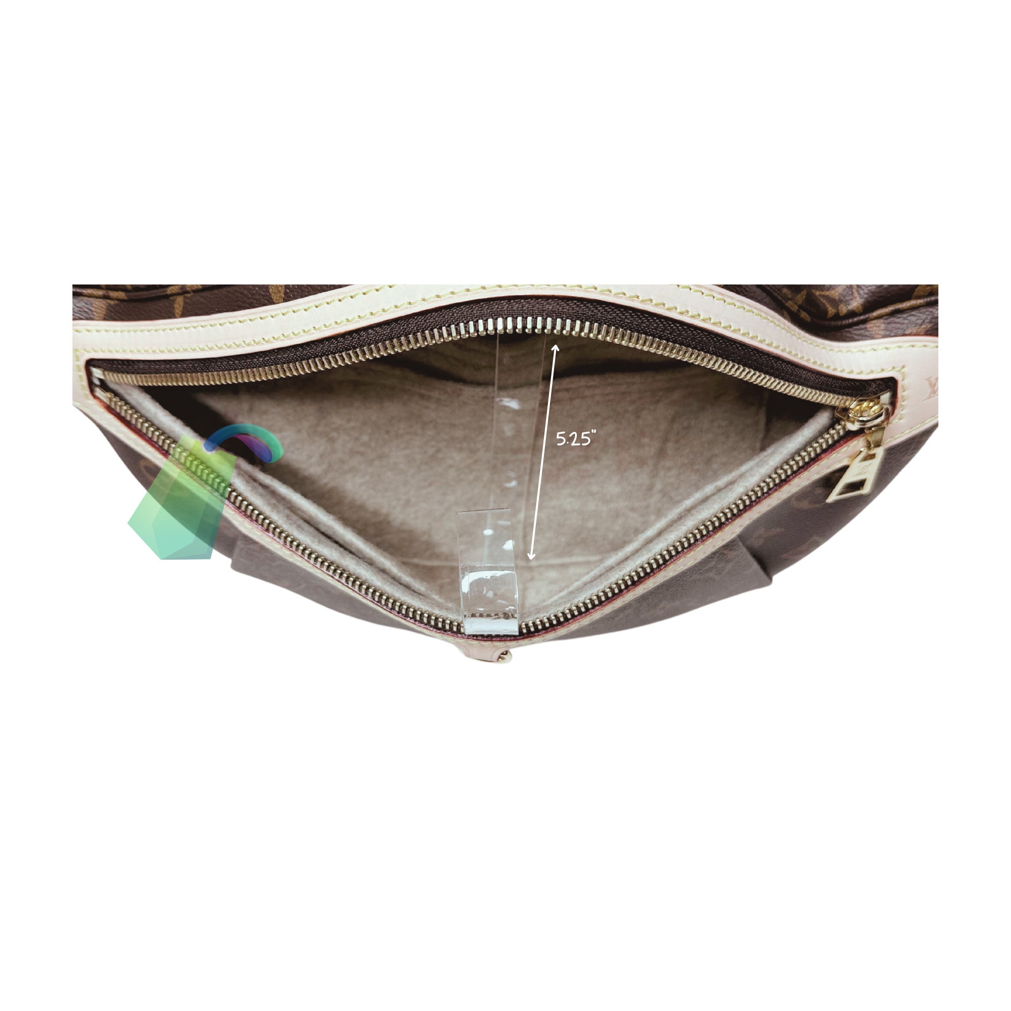 【Soft andLight】Bag Organizer Insert For L V Bumbag Organiser Divider Shaper  Protector Compartment Inner Lining