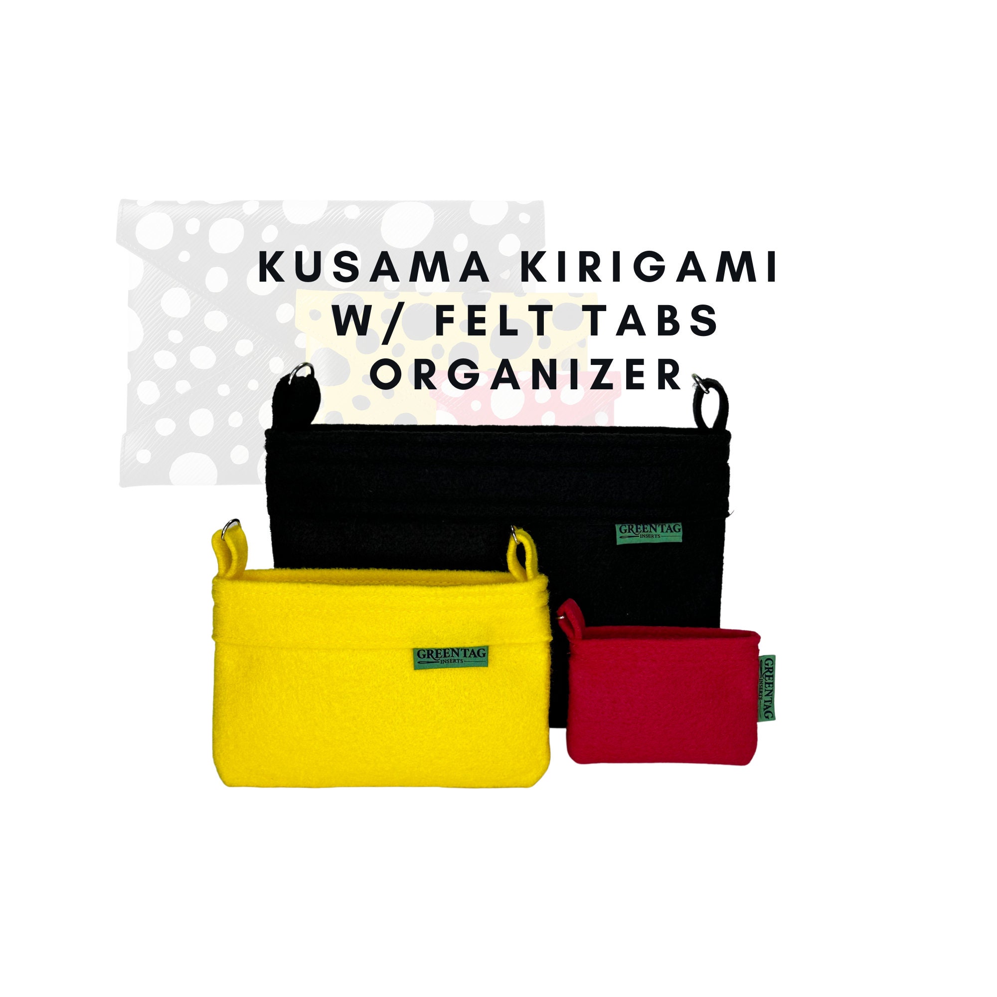 Buy Felt Insert for L V Kusama Kirigami Pouch W/ Tabs and D-rings Online in  India 