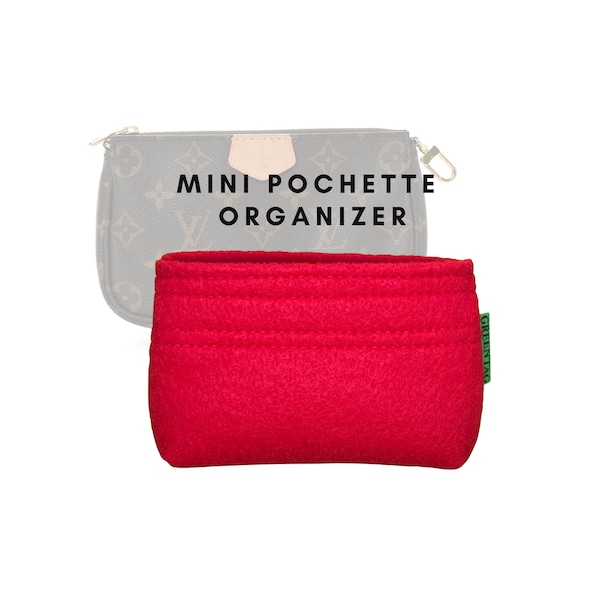 Vilten inzetstuk voor L V Mini Pochette / Mini Pochette Accessoires Organizer