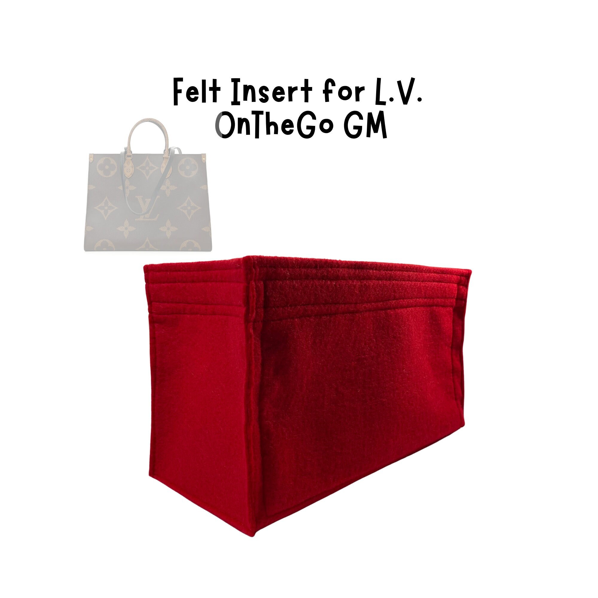 Felt Insert Organizer for L V Onthego GM / Onthego GM 