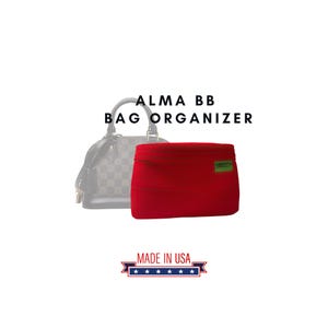 Lightweight Felt Insert Organizer for L V Alma BB / Handmade