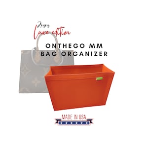 Luxe Edition Felt Insert Organizer for L V OnTheGo MM / Handmade Organizers