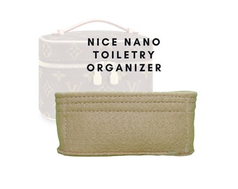 Felt Insert for L V Monogram Nice NANO / Bag Organizer / Nice Nano Vanity