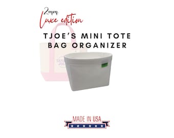 T. Joeの再利用可能なミニトートバッグ用ラグジュアリーエディションフェルトインサートオーガナイザー