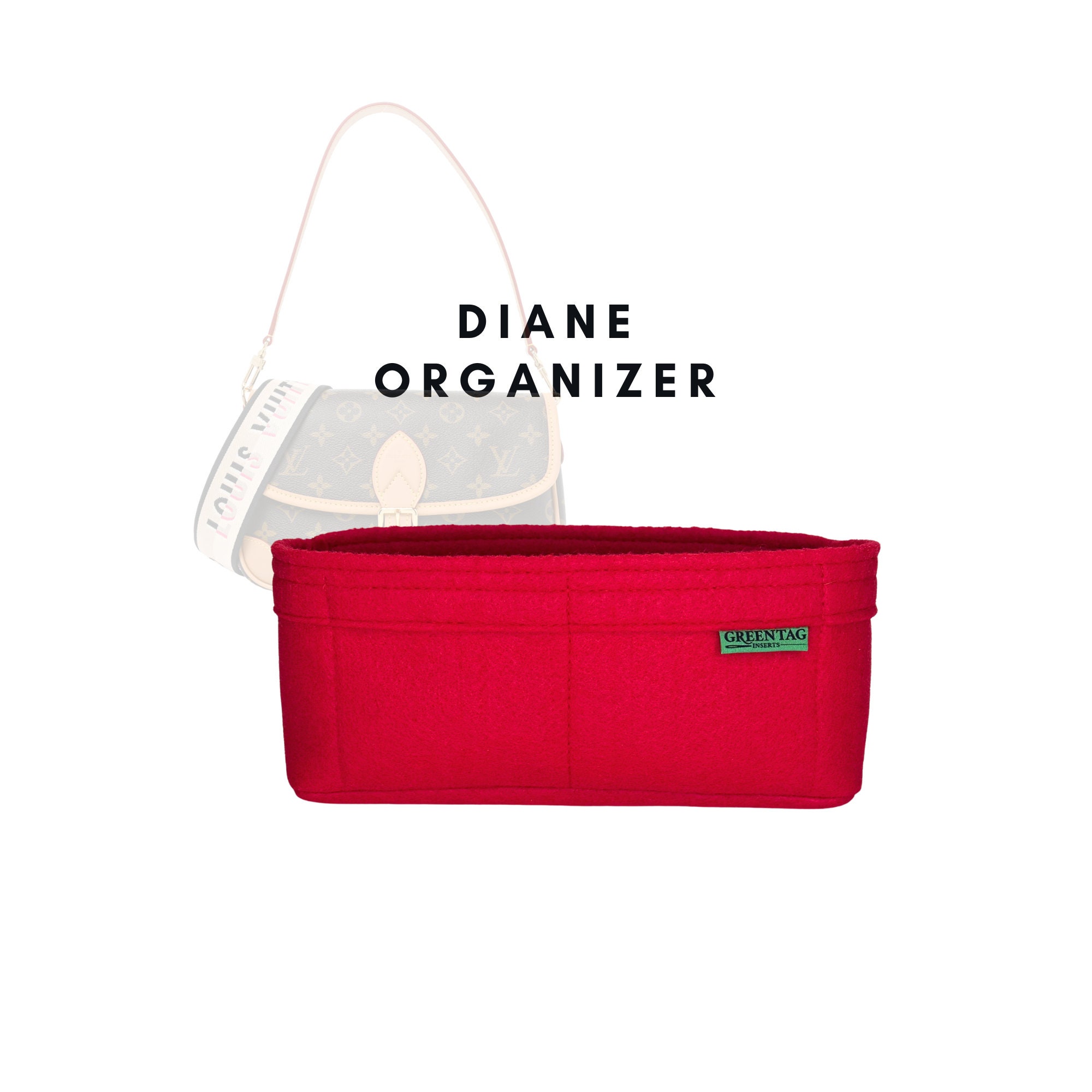 OAikor Purse Organizer Insert with Zipper,Velvet Bag Organizer for Tote,Handbag  Organizer Insert for LV Diane Bag(Black-Velvet) - Yahoo Shopping