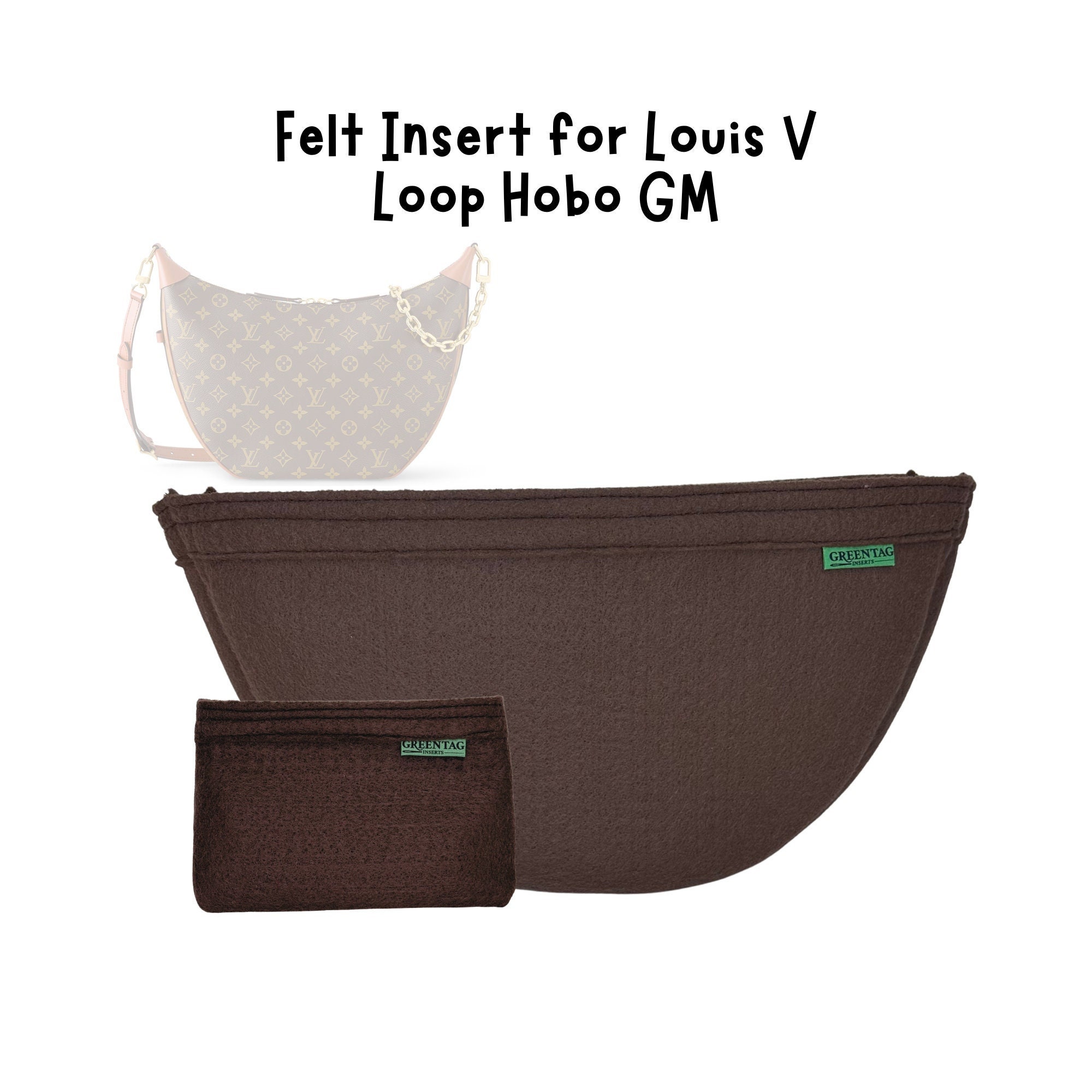 Felt Insert for L V Monogram Loop Hobo GM Bag