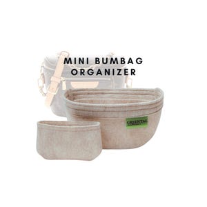 Felt Insert Organizer for L V Mini Bumbag Monogram / Mini Bumbag Handmade Organizer
