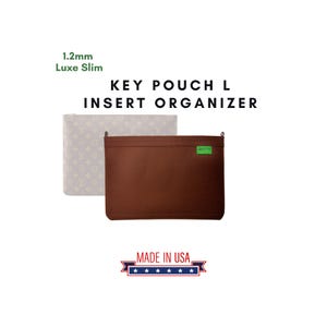 Insertion fine en feutre luxe 1,2 mm pour pochette à clés L V L / Fait main