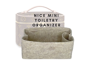 Felt Insert Organizer for L V Nice Mini Toiletry Pouch, Vanity Pouch