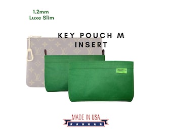1.2mm Felt Insert Organizer for L V Key Pouch M / Handmade Inserts