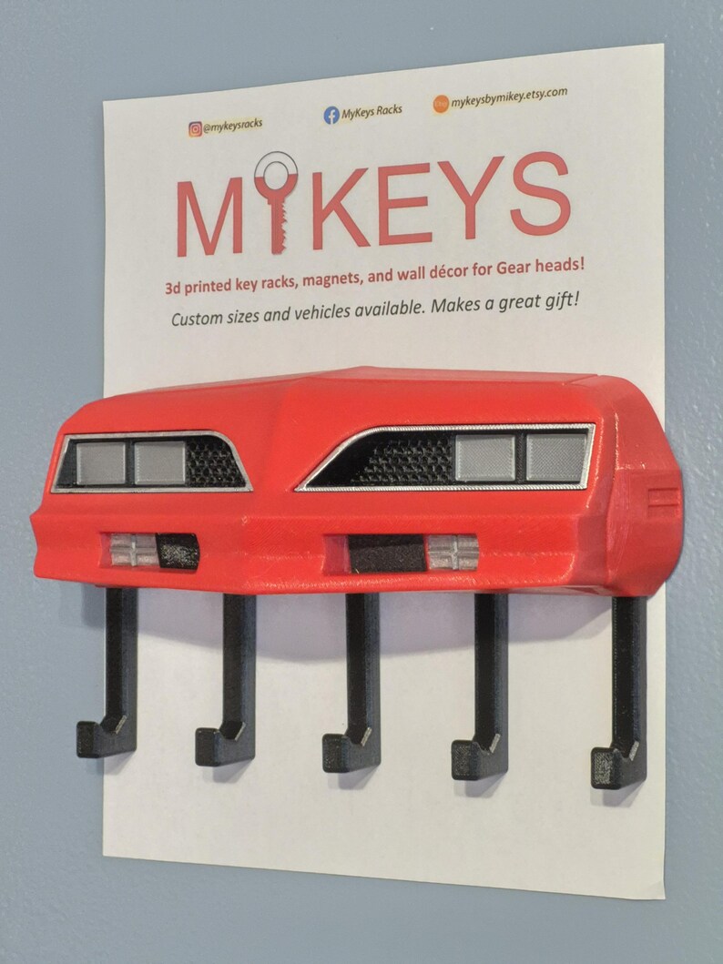 77 - 78 Firebird Key Rack Wall Art 1977 - 78, 3D Printed, Trans Am - Etsy