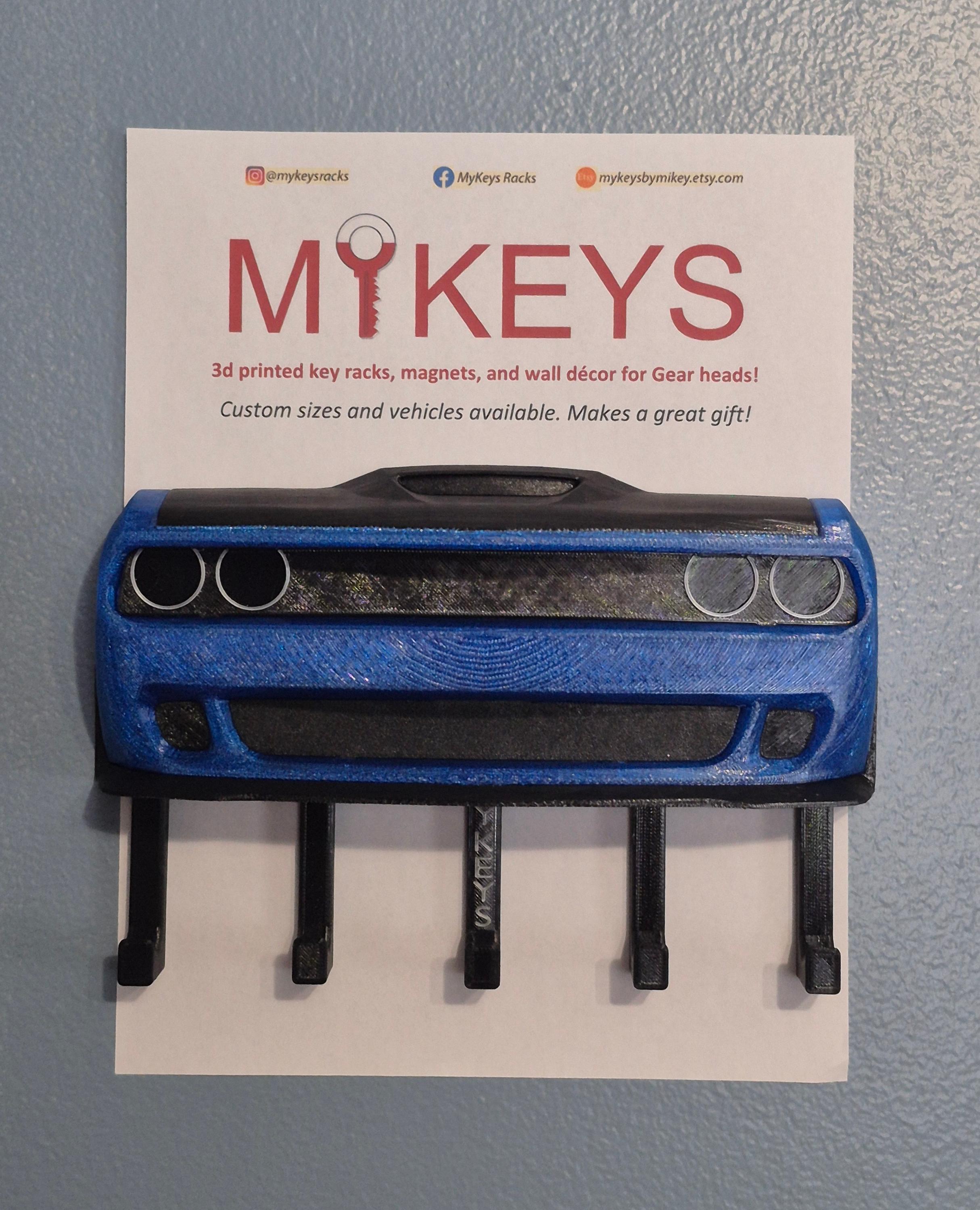 Dodge Challenger Keyrack, Magnet, 2008 - 2023, Magnet, 3rd